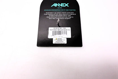 Seven 2210014-001-YXS Pair of Youth Annex Gloves Black & White NOS