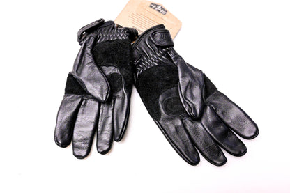 Biltwell 3301-2329, 1503-0101-003 Pair of Work Gloves Black Medium NOS