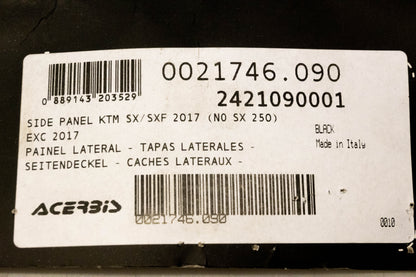 Acerbis 0021746-090, 2421090001 Side Panel NOS