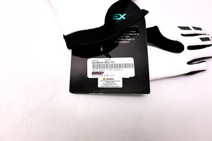 Seven 2210014-001-YS Pair of Youth Annex Gloves Black & White NOS