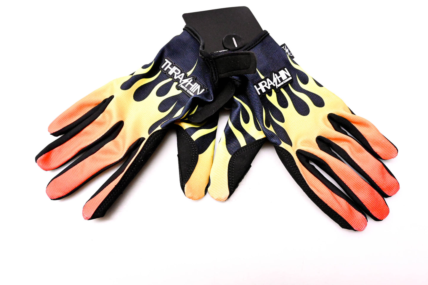Thrashin SV1-07-12, 3301-3506, 857386008362 Pair of Stealth Gloves Flame 2XL NOS