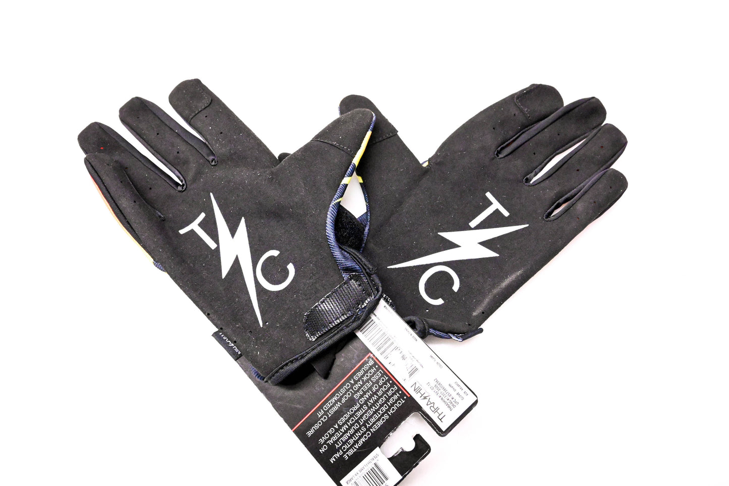 Thrashin SV1-07-12, 3301-3506, 857386008362 Pair of Stealth Gloves Flame 2XL NOS
