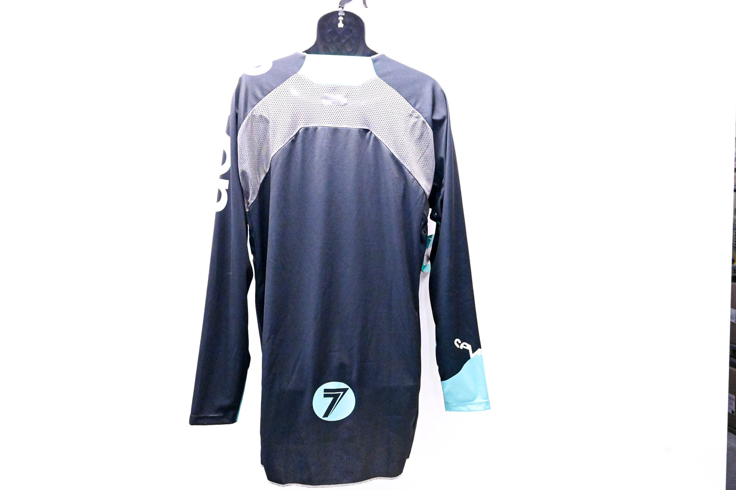 Seven 2250014403 Rival Venom Jersey Aqua/ Black XL NOS