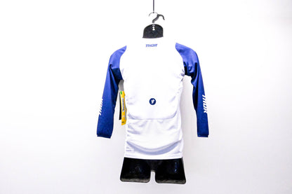 Thor 2912-1863 Youth Pulse S21 Jersey White/Navy Blue Medium NOS