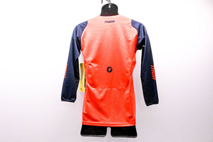 Thor 2912-1876 Youth Pulse S21 Jersey Orange Midnight Blue & Grey Large NOS