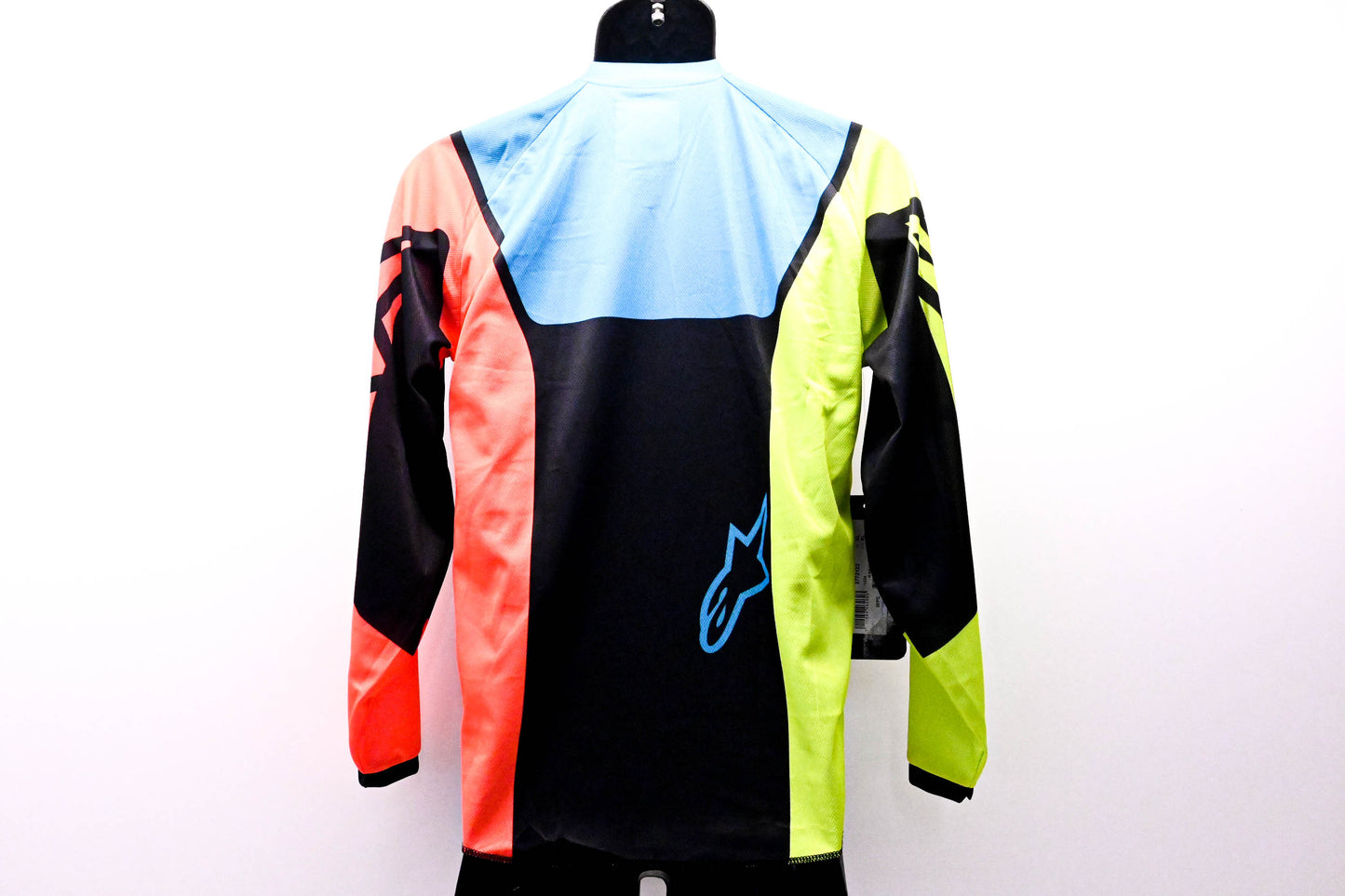 Alpinestars 3772122, 482-9751YX Youth Racer Compass Jersey Black Fluorescent Yellow Coral Neon Blue XL NOS