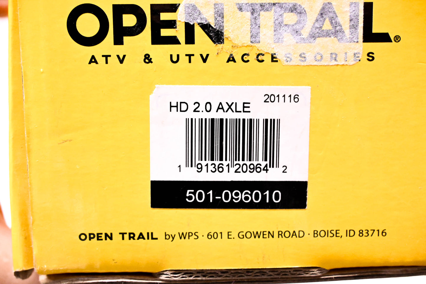 Open Trail 501-096010 Heavy Duty Axle NOS