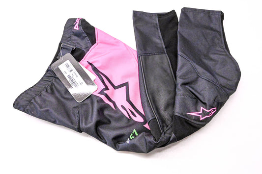 Alpinestars 3742122, 482-975828 Youth Racer Compass Pants Black Neon Green Fluorescent Pink Size 28 NOS