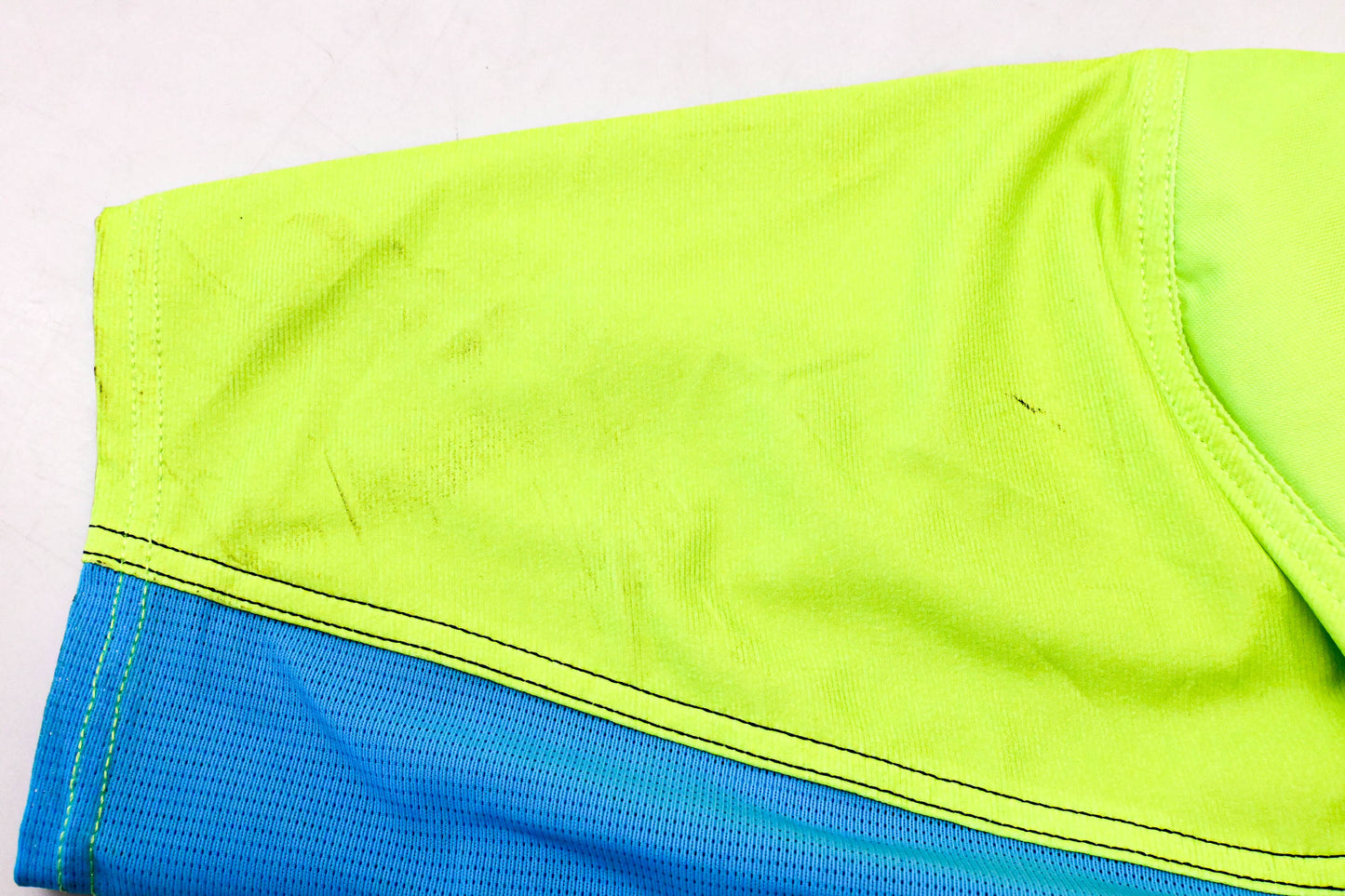 Alpinestars 3721022, 482-970538 Techstar Factory Pants Dark Blue Fluorescent Yellow Neon Blue Size 38 NOS