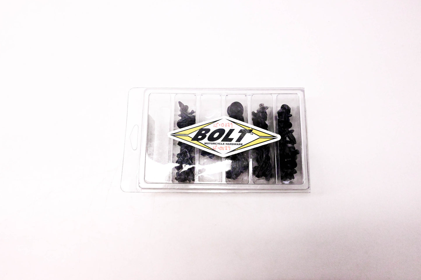 Bolt 2009-Rivets, 15-0129 Sportbike/ Scooter Nylon Rivet Assortment Qty 63 NOS