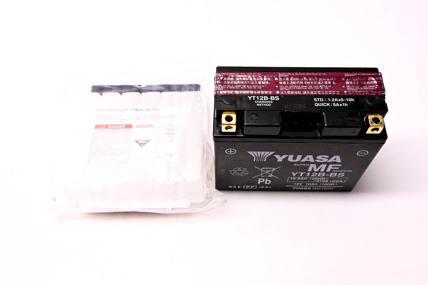 Yuasa YT12B-BS, M6212B Battery NOS