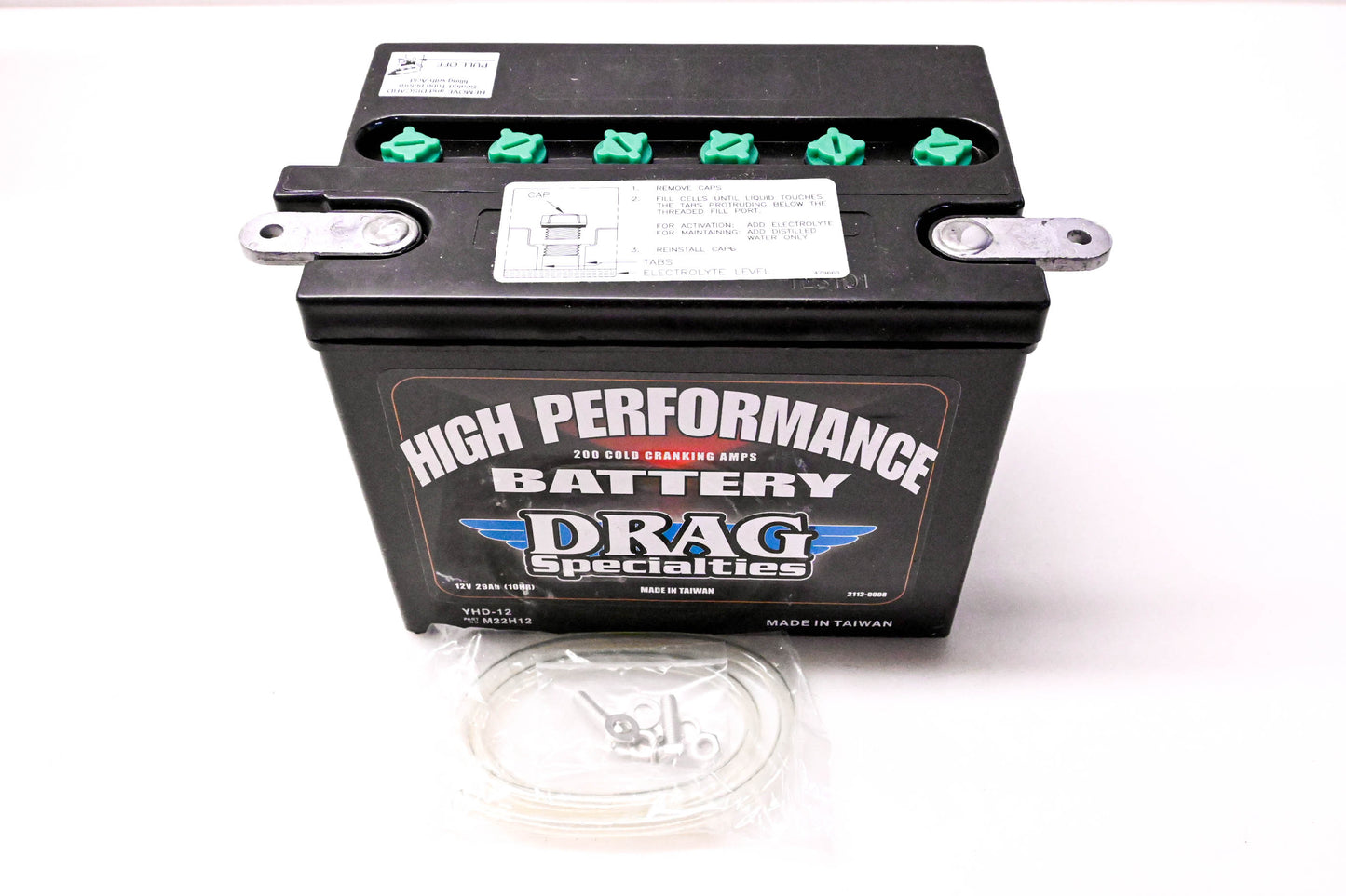Drag Specialties 2113-0008, YHD-12, DRGM22H12 Battery NOS