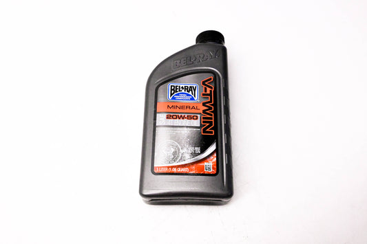 Bel-Ray 301829150160, 96905-BT1 V-Twin Mineral Engine Oil 20W-50 1l NOS
