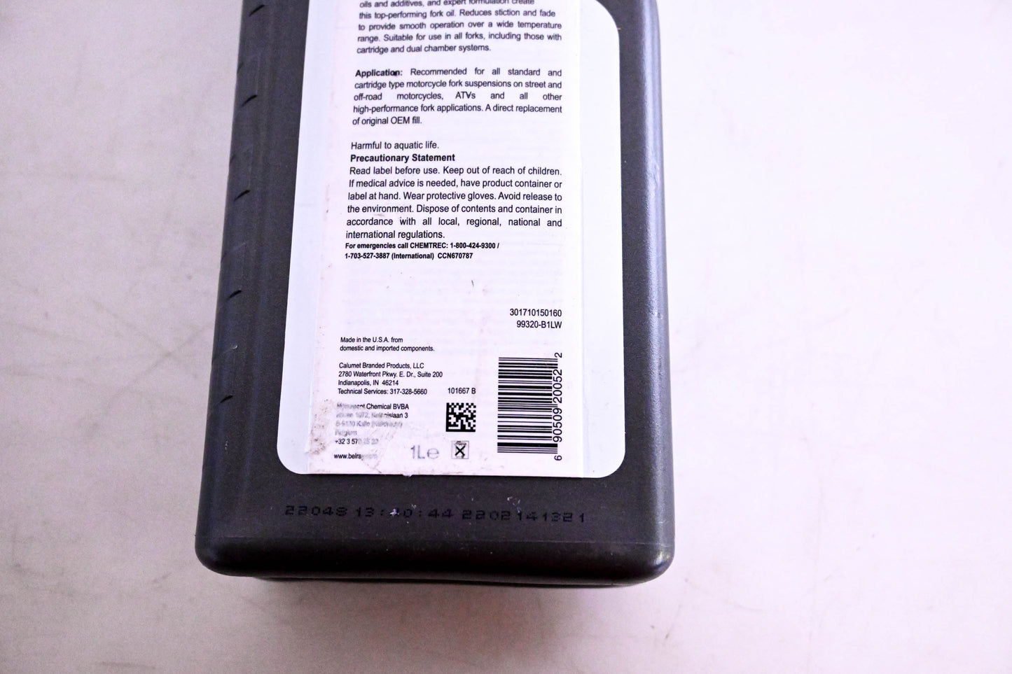 Bel-Ray 99320-B1LW, 301710150160 10W Fork Oil 1l NOS