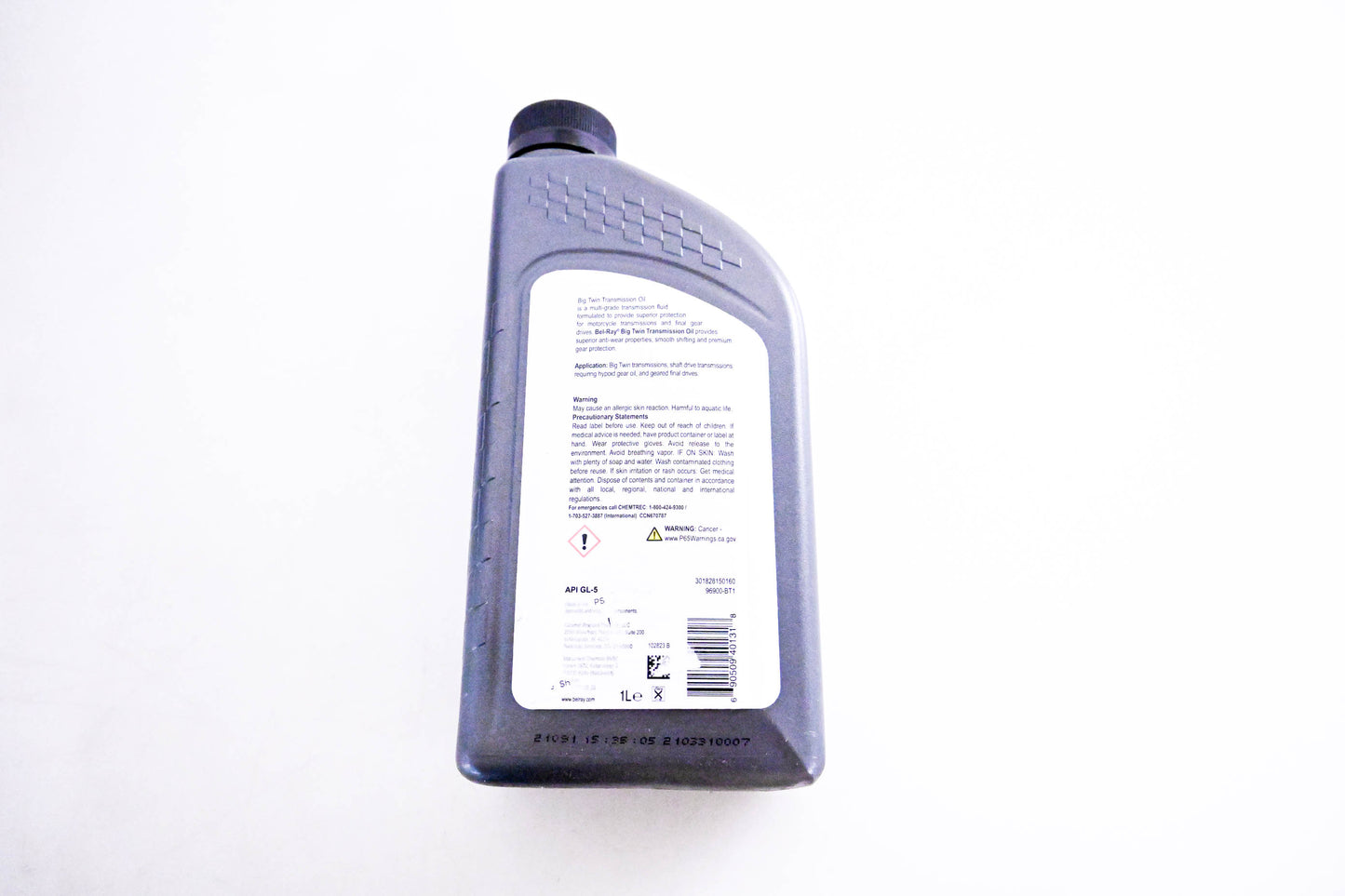 Bel-Ray 96900-BT1, 301828150160 Big Twin Transmission Oil 85W-140 1l NOS