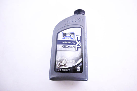 Bel-Ray 99090-B1LW, 301838150160 EXL Mineral 4T Engine Oil 10W-40 1l NOS
