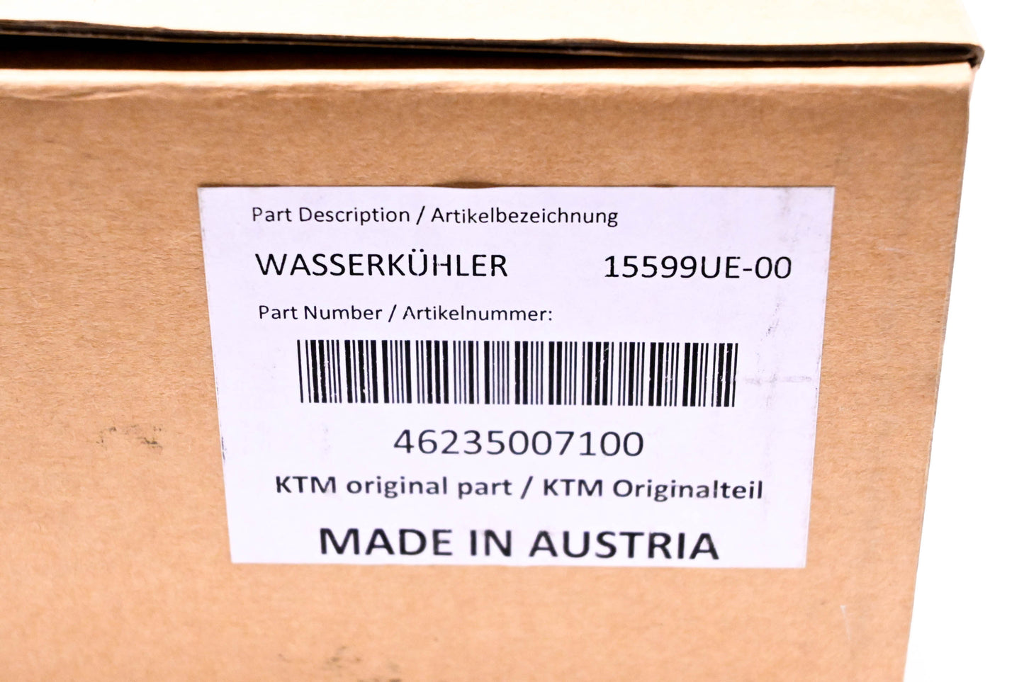 New OEM KTM 46235007100 Left Radiator NOS