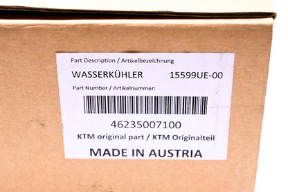 New OEM KTM 46235007100 Left Radiator NOS