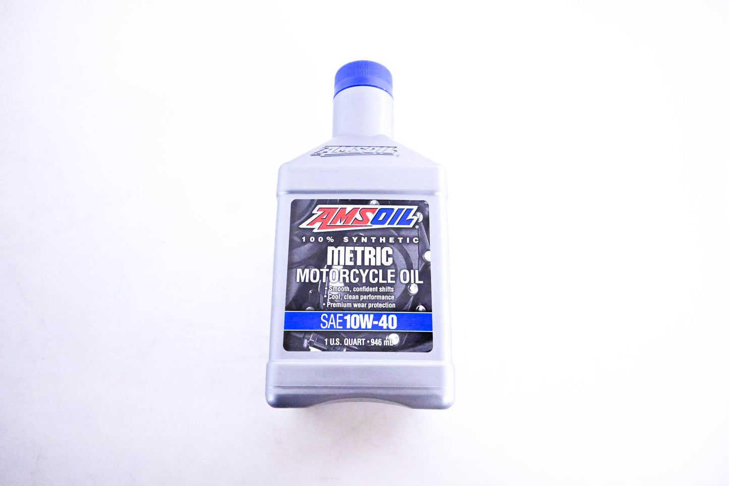 Amsoil MCFQT 100% Synthetic Metric Motorcycle Oil 10W-40 1 Quart NOS