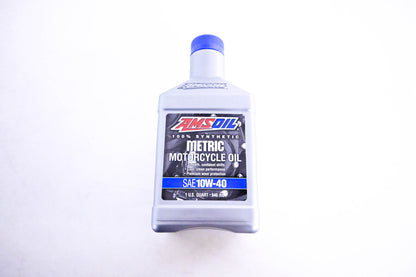 Amsoil MCFQT 100% Synthetic Metric Motorcycle Oil 10W-40 1 Quart NOS