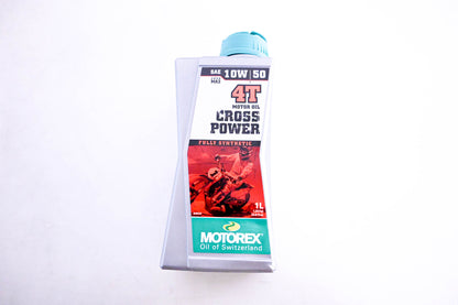 Motorex 07321347, M041M0X506, U812996-00 4T Cross Power Fully Synthetic Motor Oil 10W-50 NOS