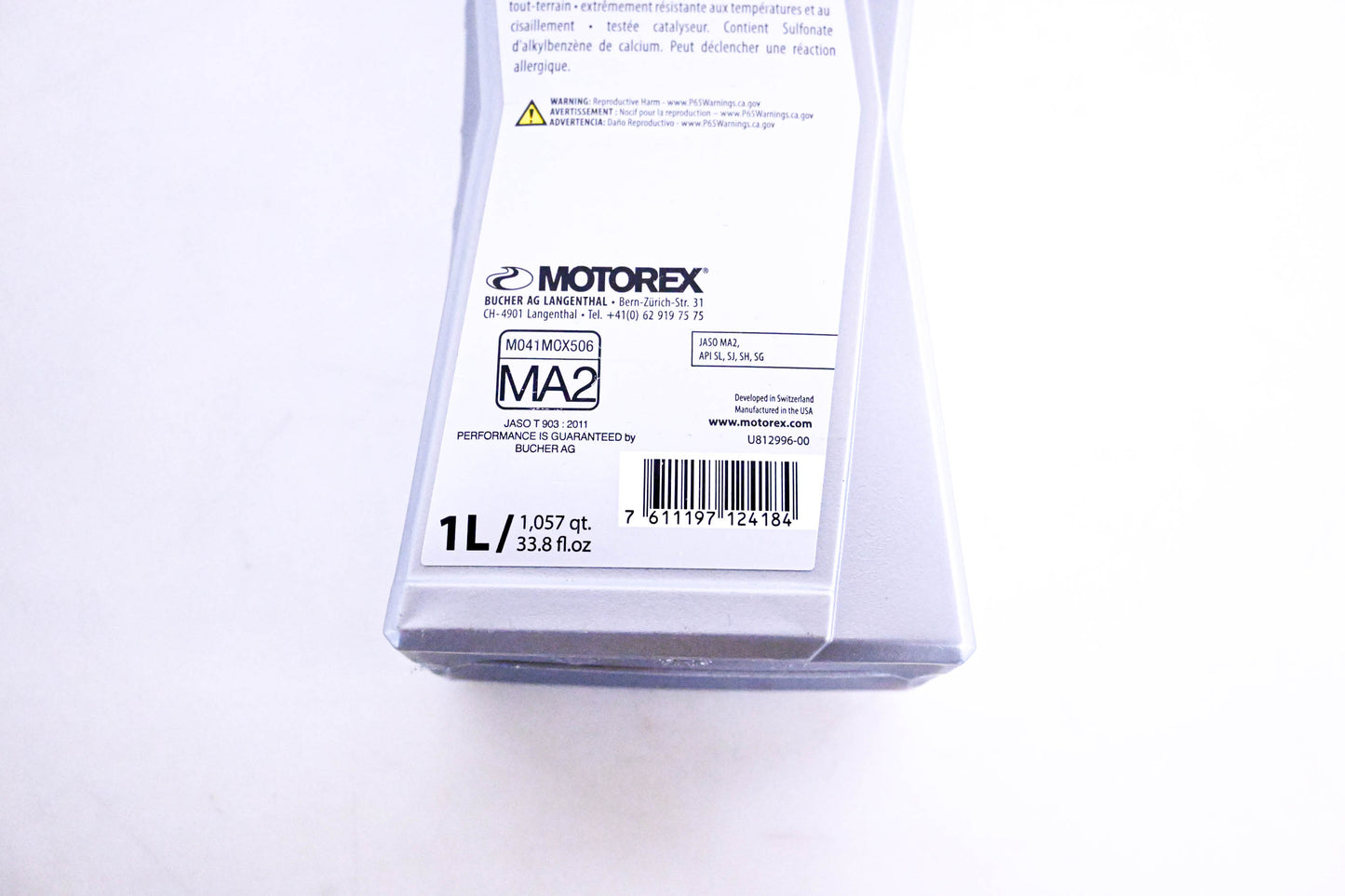 Motorex 07321347, M041M0X506, U812996-00 4T Cross Power Fully Synthetic Motor Oil 10W-50 NOS