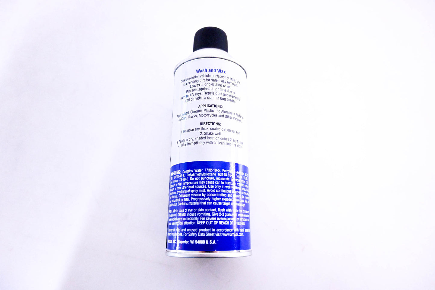 Amsoil AMW-SC, 097012047017 Miracle Wash Waterless Wash & Wax 13oz NOS