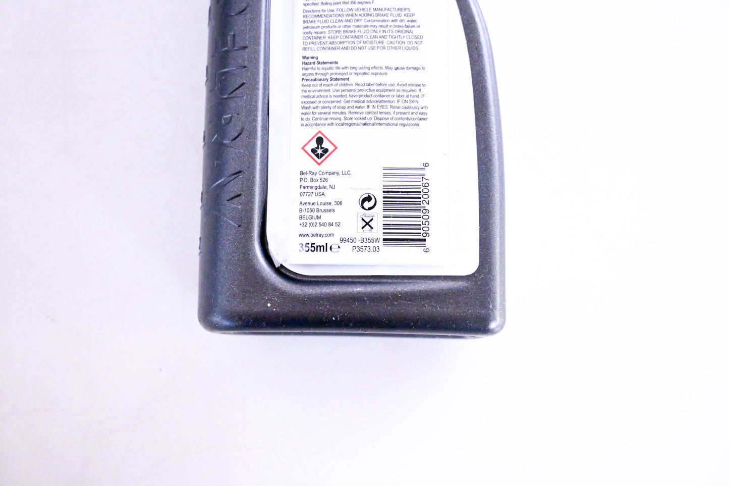Bel-Ray 99450-B355W, P3573.03 Silicone Dot 5 Brake Fluid 355ml NOS