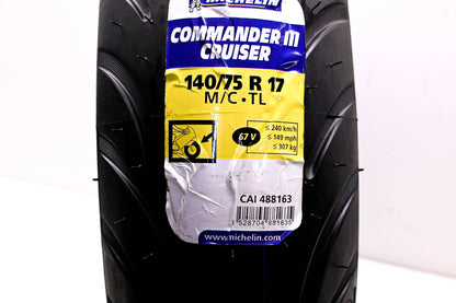 Michelin CAI 488163 Michelin Commander 3 Cruiser 140/75R17 M/C 67V Tire NOS