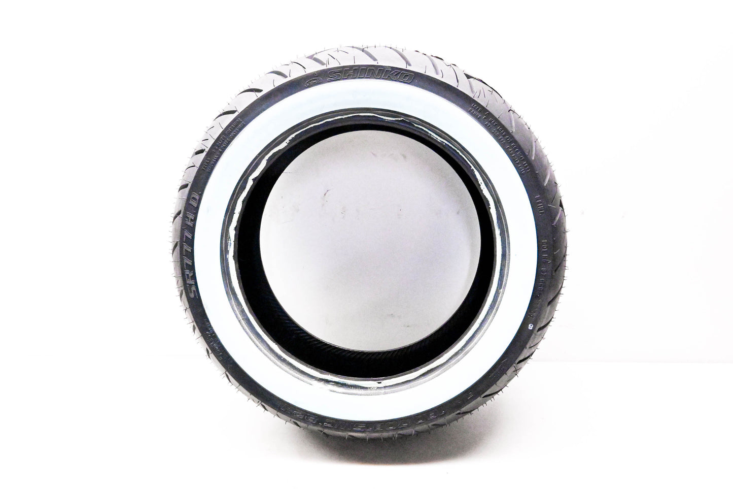 Shinko Tires202-6 Shinko SR777 White-Wall 180/70B15 Tire NOS