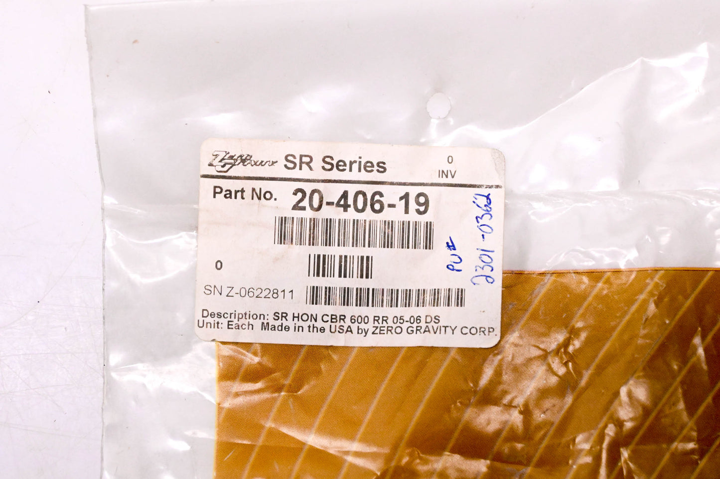 Zero Gravity 20-406-19 Dark Smoke Windscreen NOS