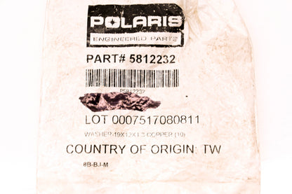 New OEM Polaris 5812232 Copper Washer NOS