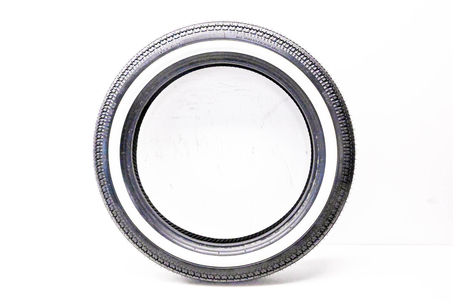 Shinko Tires202-38 Shinko E-270 White Wall 4.00-19 M/C 61H Tire NOS