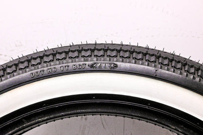 Shinko Tires202-38 Shinko E-270 White Wall 4.00-19 M/C 61H Tire NOS