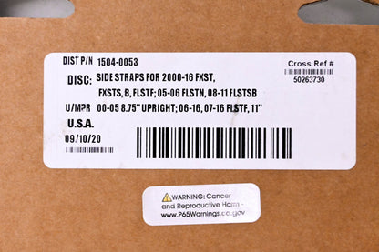 Drag Specialties 1504-0053 Side Straps NOS