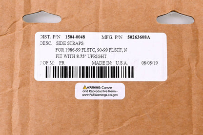 Drag Specialties 1504-0048, 50263608A Side Straps NOS