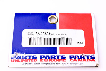 Parts Unlimited 43-4104L Black Left Hand Power Lever NOS