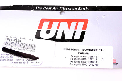 UNI NU-8708ST, 1011-2894 Air Filter NOS