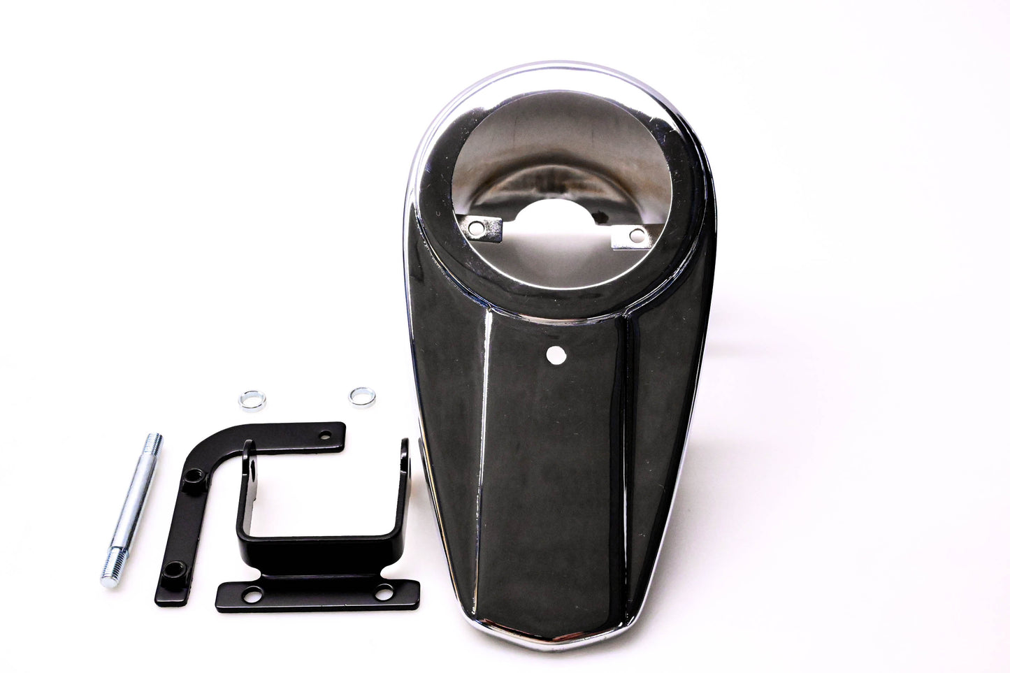 V-Twin 39-0892 Steel Dash Cover Chrome Kit NOS