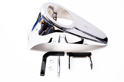 V-Twin 39-0892 Steel Dash Cover Chrome Kit NOS