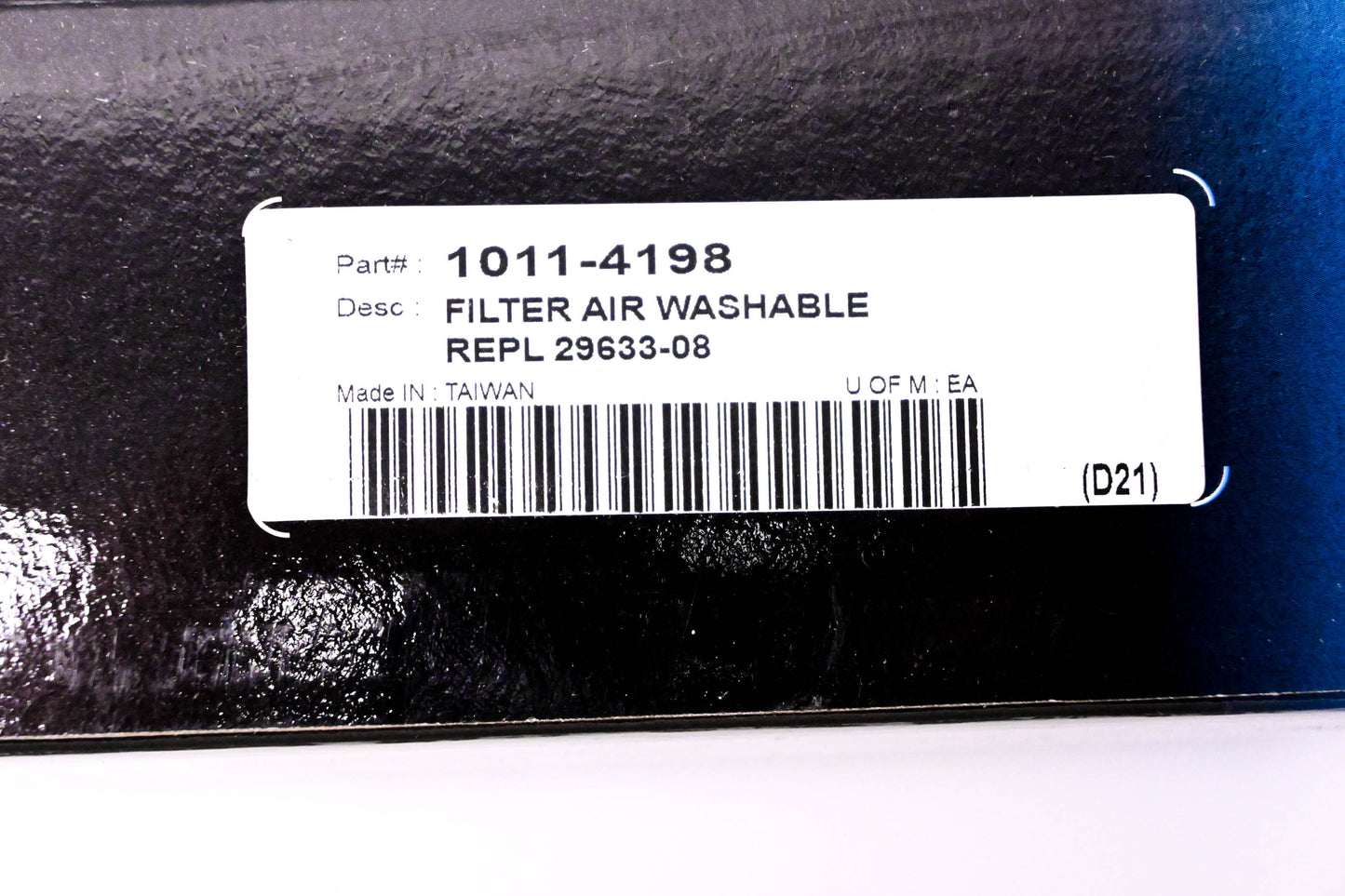 Drag Specialties 1011-4198, 29633-08 Premium Air Filter NOS