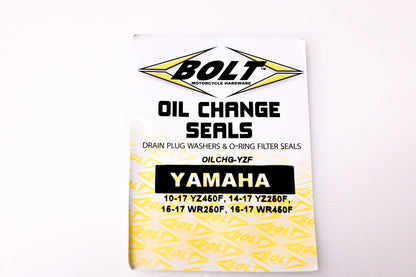 Bolt OILCHG-YZF Oil Change Hardware NOS