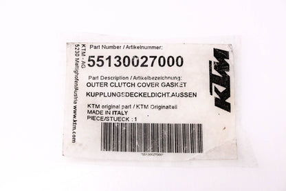 New OEM KTM 55130027000 Outer Clutch Cover Gasket NOS