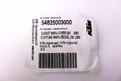 New OEM KTM 54835003000 Cover Gasket NOS