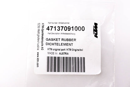 New OEM KTM 47137091000 Rubber Gasket NOS