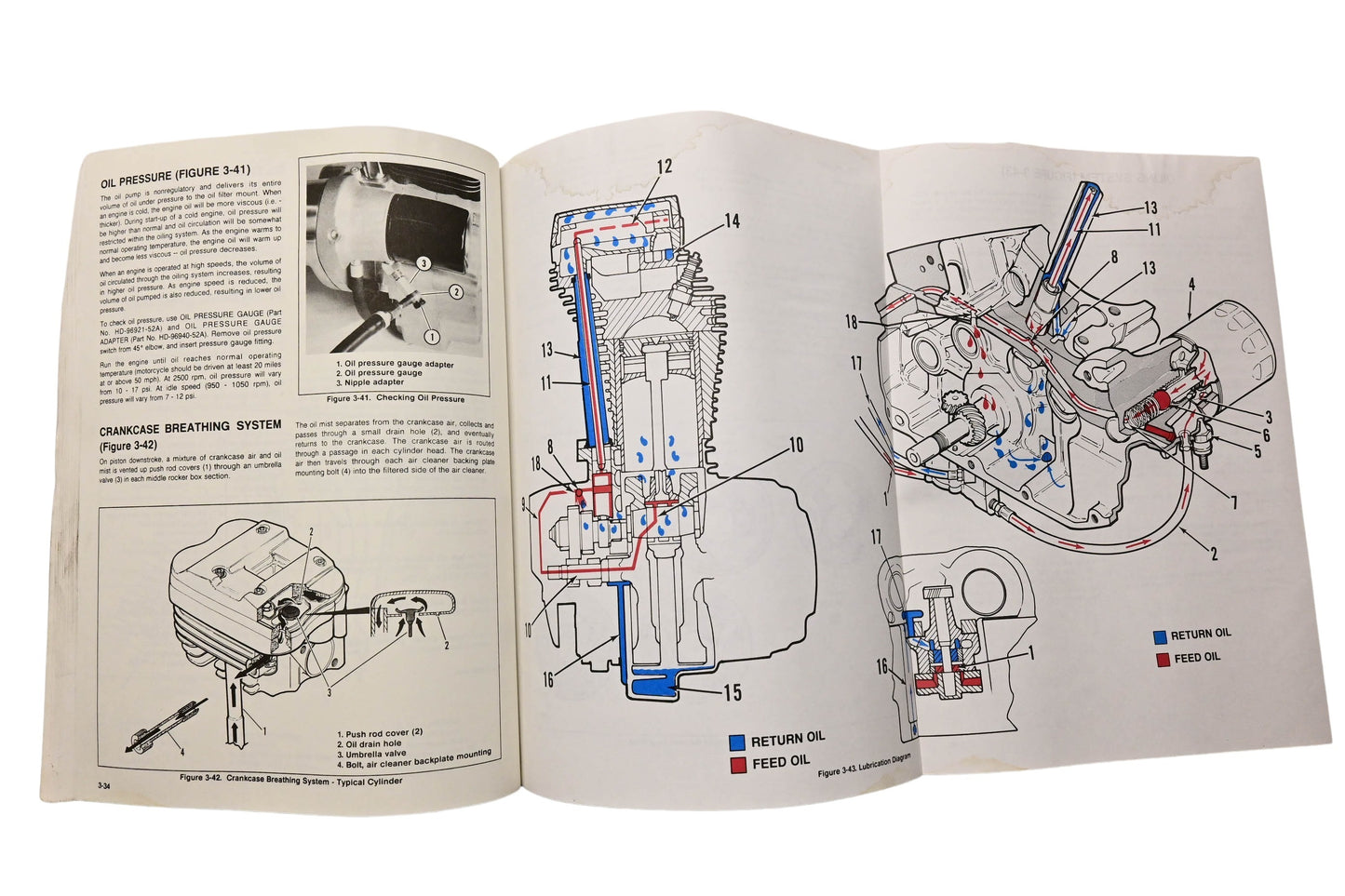 OEM Harley-Davidson 99484-93 Official Factory Service Manual XLH Models 1993