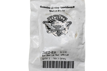 New OEM Harley-Davidson 24412-01K Rod Bearing Red NOS