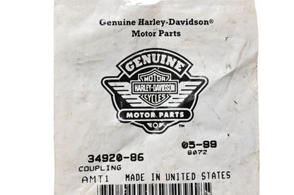 New OEM Harley-Davidson 34920-86 Coupling NOS