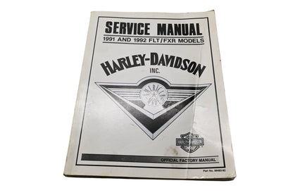 OEM Harley-Davidson 99483-92, CMI-1M-8/05 Service Manual 1991 & 1992 FLT/FXR Models