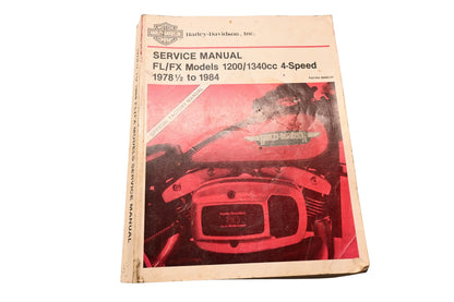 OEM Harley-Davidson 99482-84, CMI-4M-6/96 Service Manual FL/FX Models 1200/1340cc 4-Speed 1978-1/2 to 1984